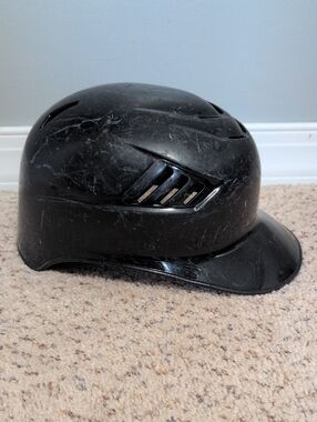 Black Baseball-Style Protective Helmet